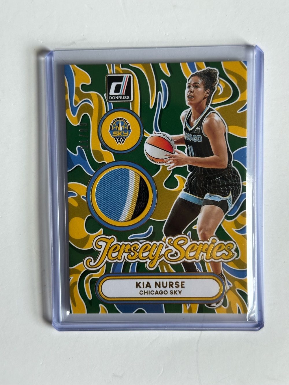 Panini Donruss Kia Nurse Chicago Sky Card - Green/Yellow/Blue